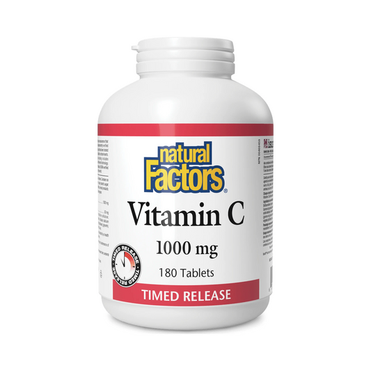 Natural Factors Vitamin C Time Release 1000mg 180 Tablets