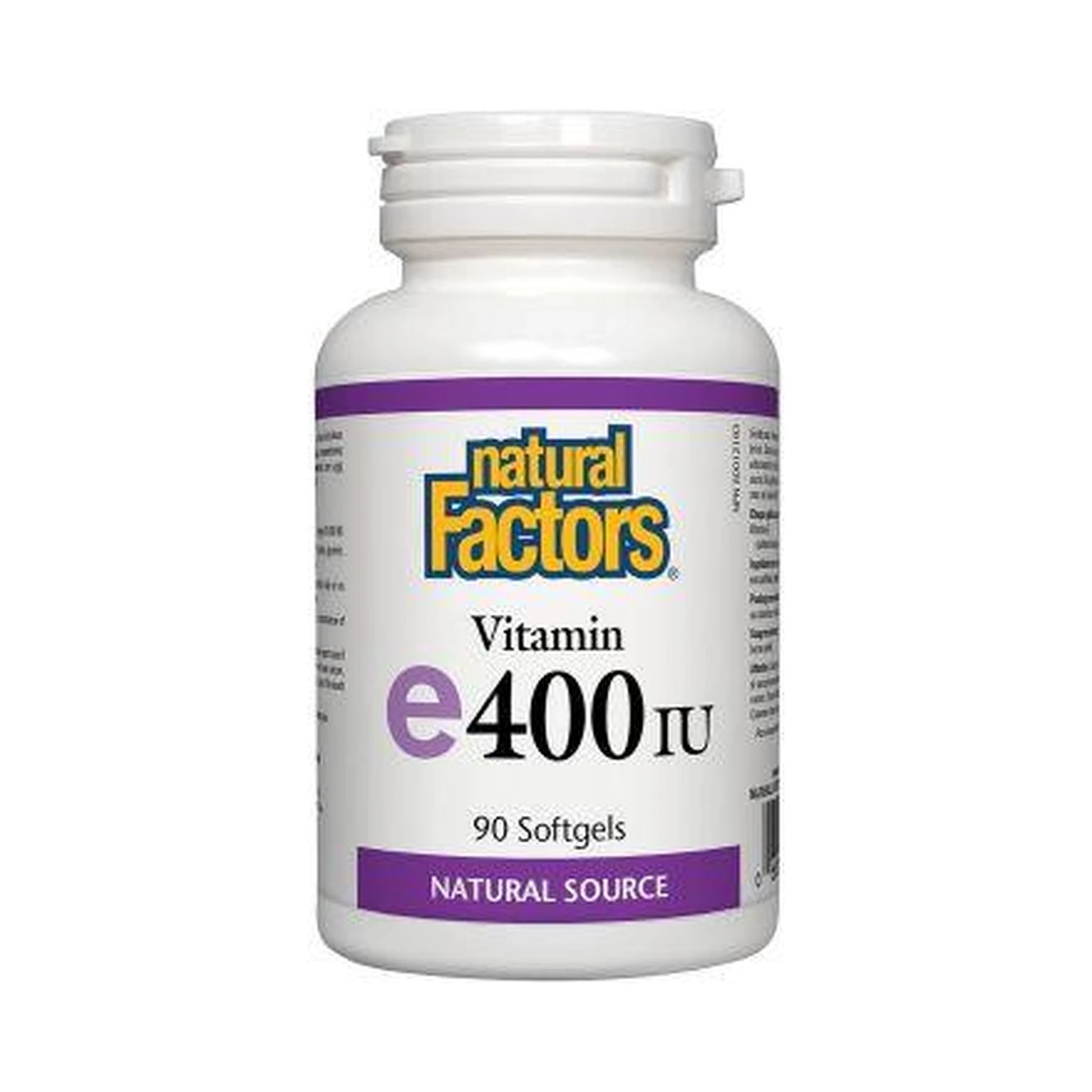 Natural Factors Vitamin E 400IU 90 Softgels