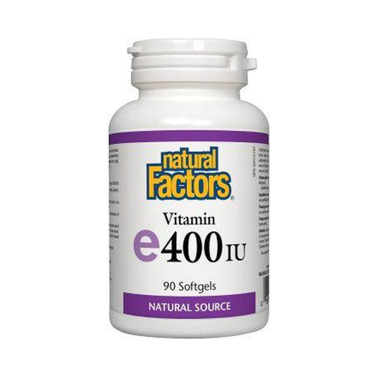 Natural Factors Vitamin E 400IU 90 Softgels