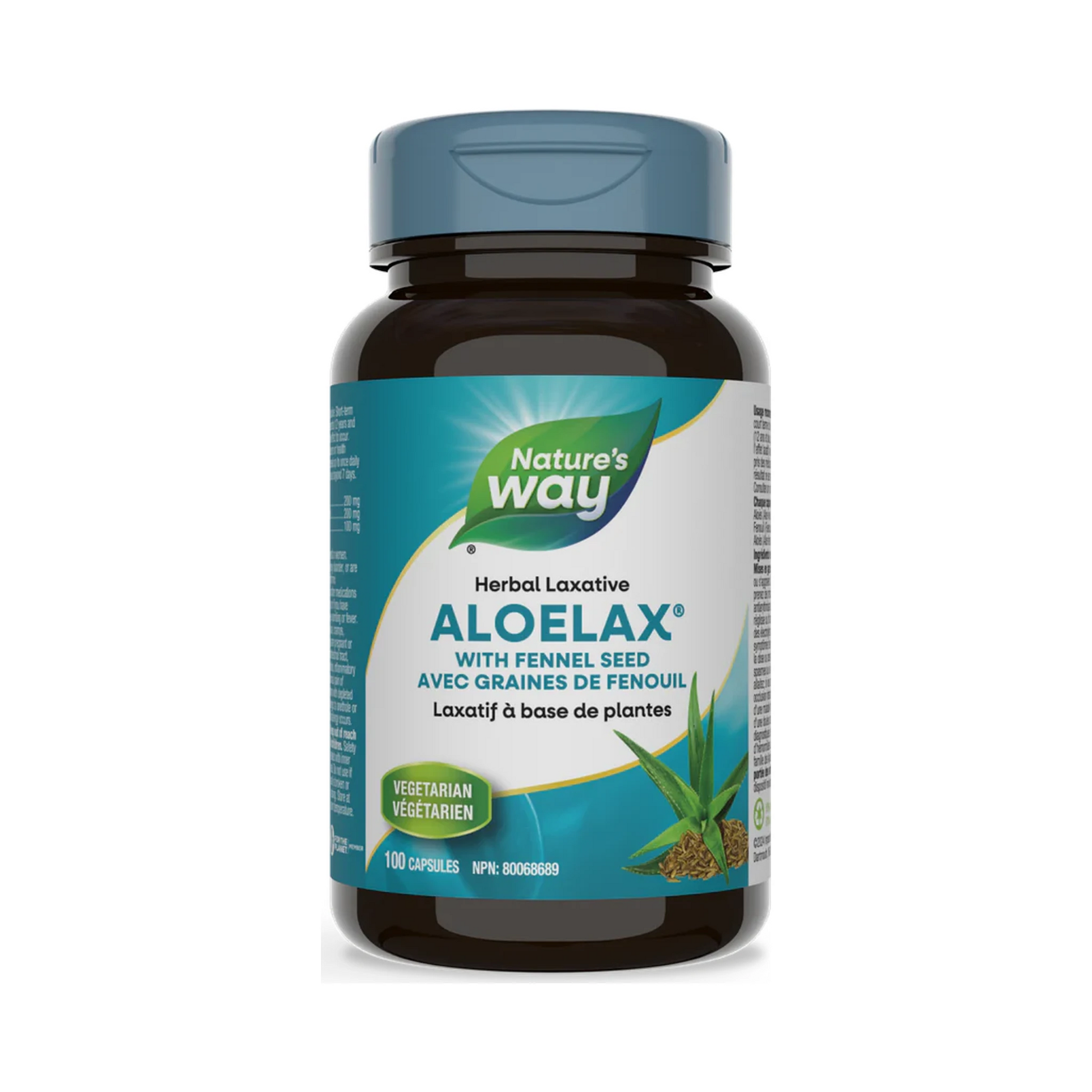 Nature's Way Aloelax Laxative 100 Veg Capsules