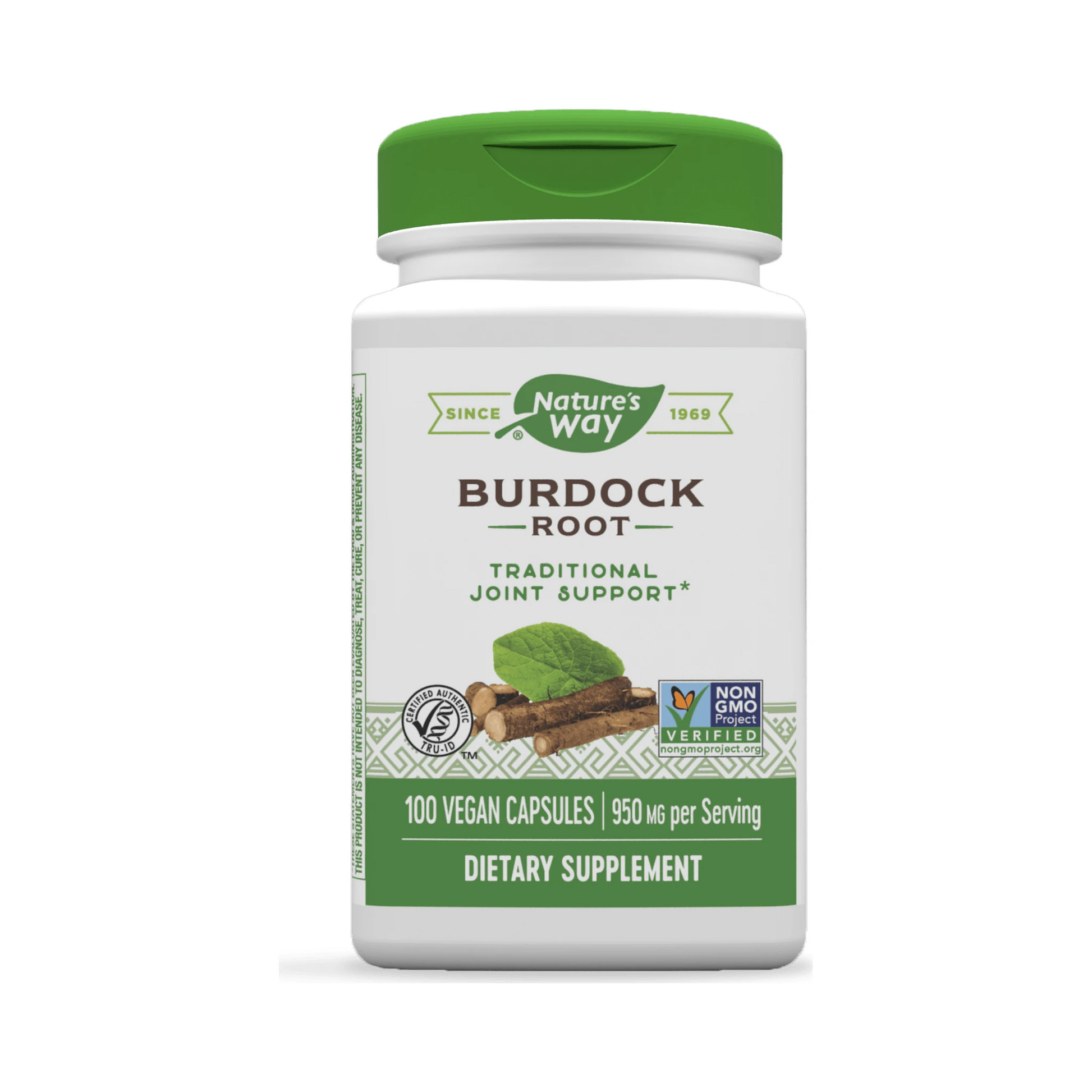 Nature's Way Burdock Root 100 Veg Capsules