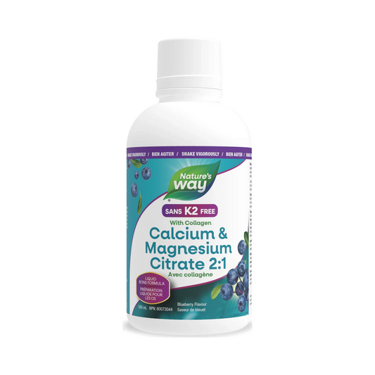 Nature's Way Cal Mag No-K2 Liquid Blueberry 500mL