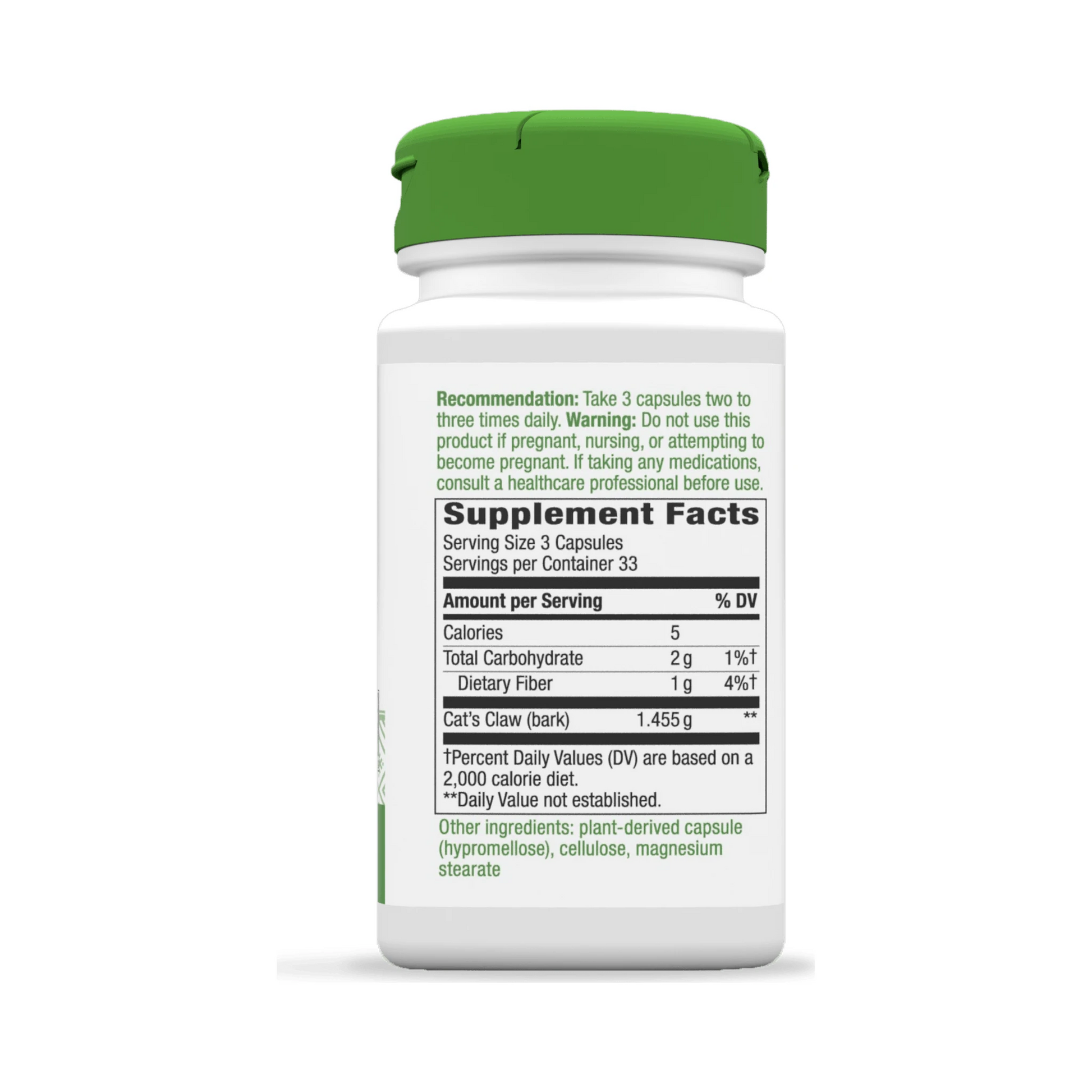 Nature's Way Cat's Claw 100 Veg Capsules