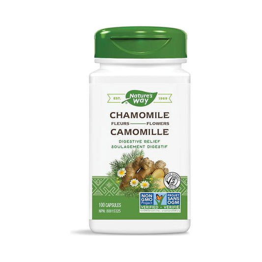 Nature's Way Chamomile Flowers 100 Veg Capsules