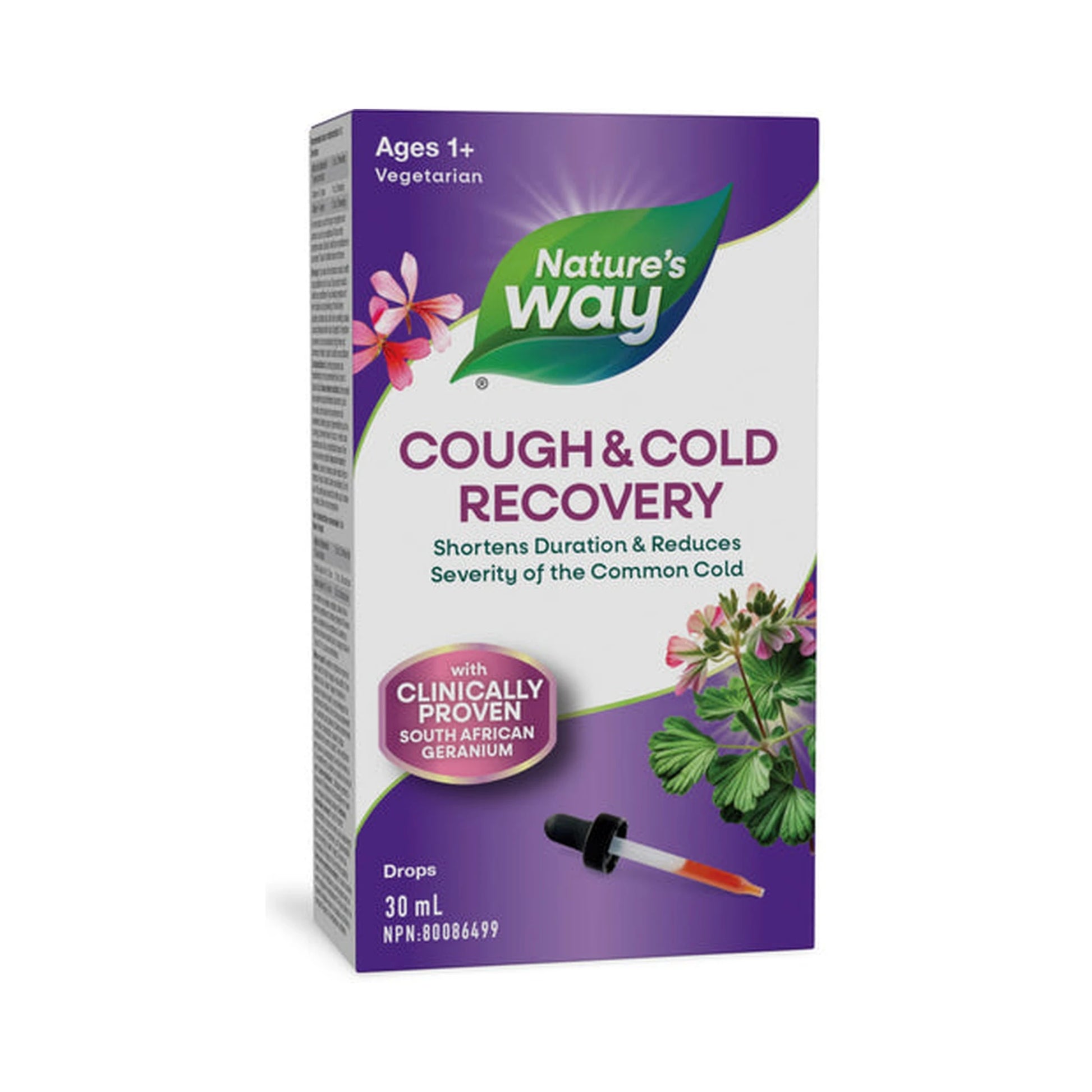 Nature's Way Cough & Cold Recovery Drops 30mL