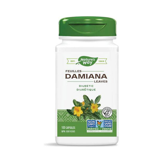 Nature's Way Damiana Leaves 100 Veg Capsules