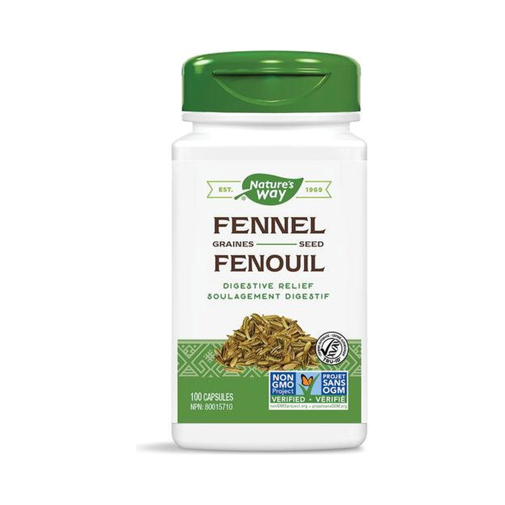 Nature's Way Fennel Seed 100 Capsules