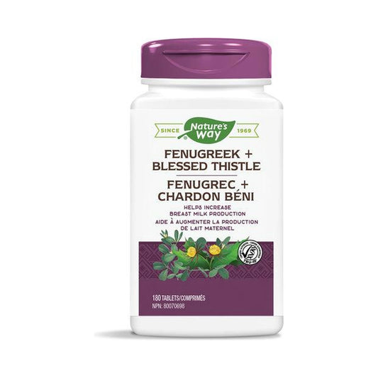 Nature's Way Fenugreek+ Blessed Thistle 180 Tablets