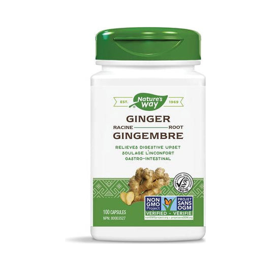 Nature's Way Ginger Root 100 Veg Capsules