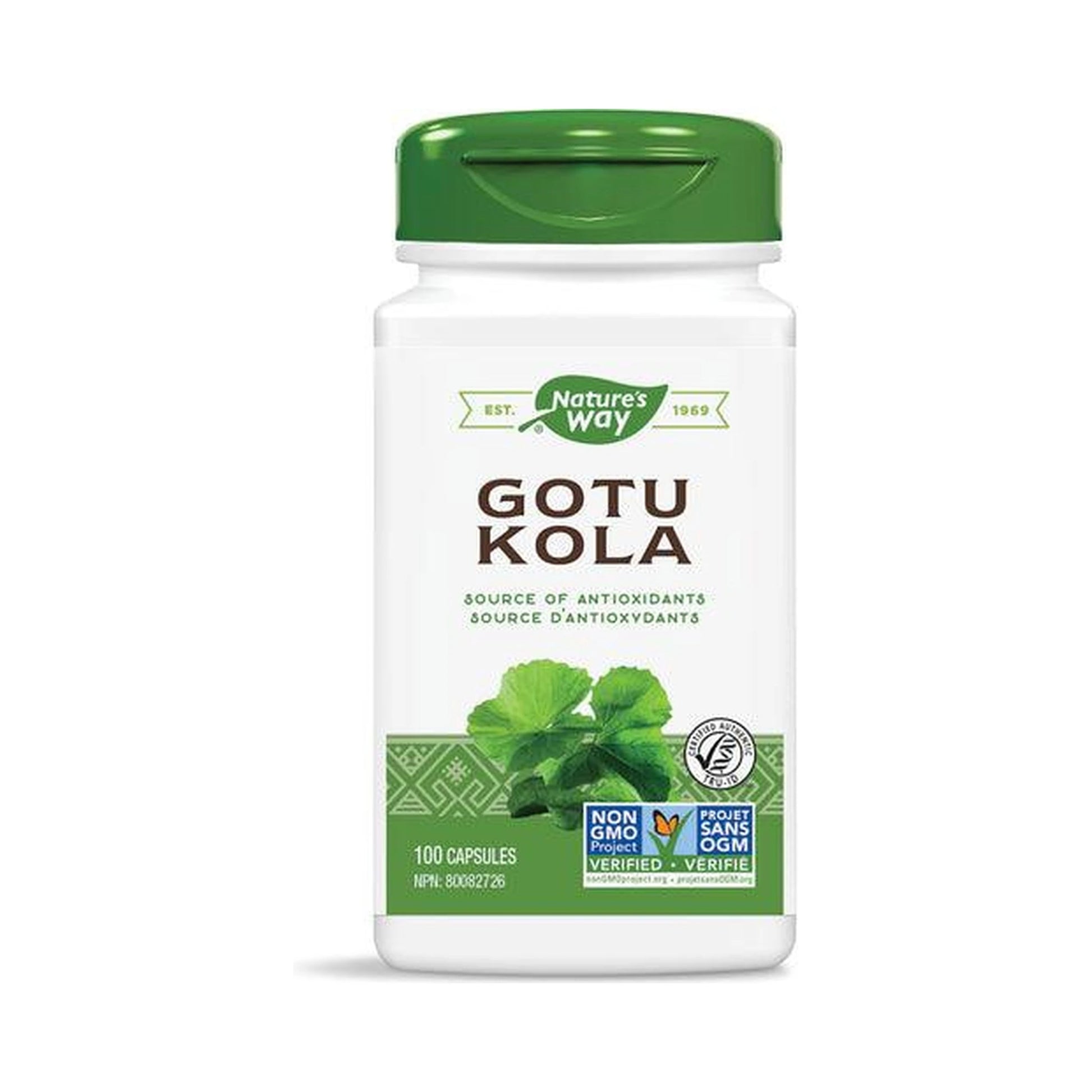 Nature's Way Gotu Kola 100 Capsules