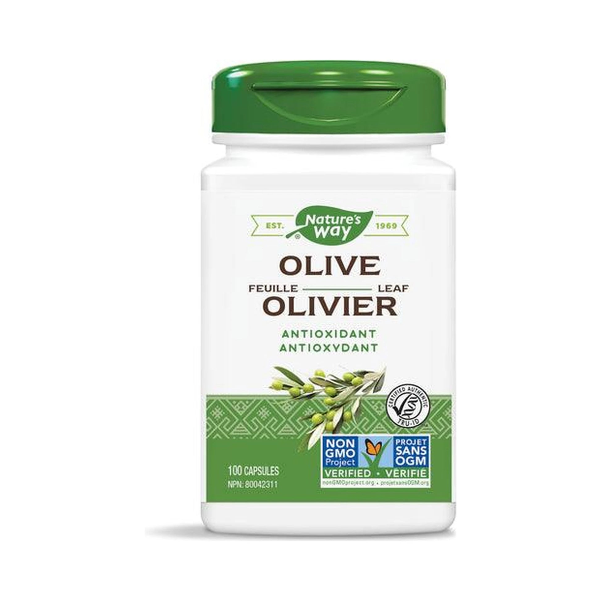 Nature's Way Olive Leaf 100 Capsules