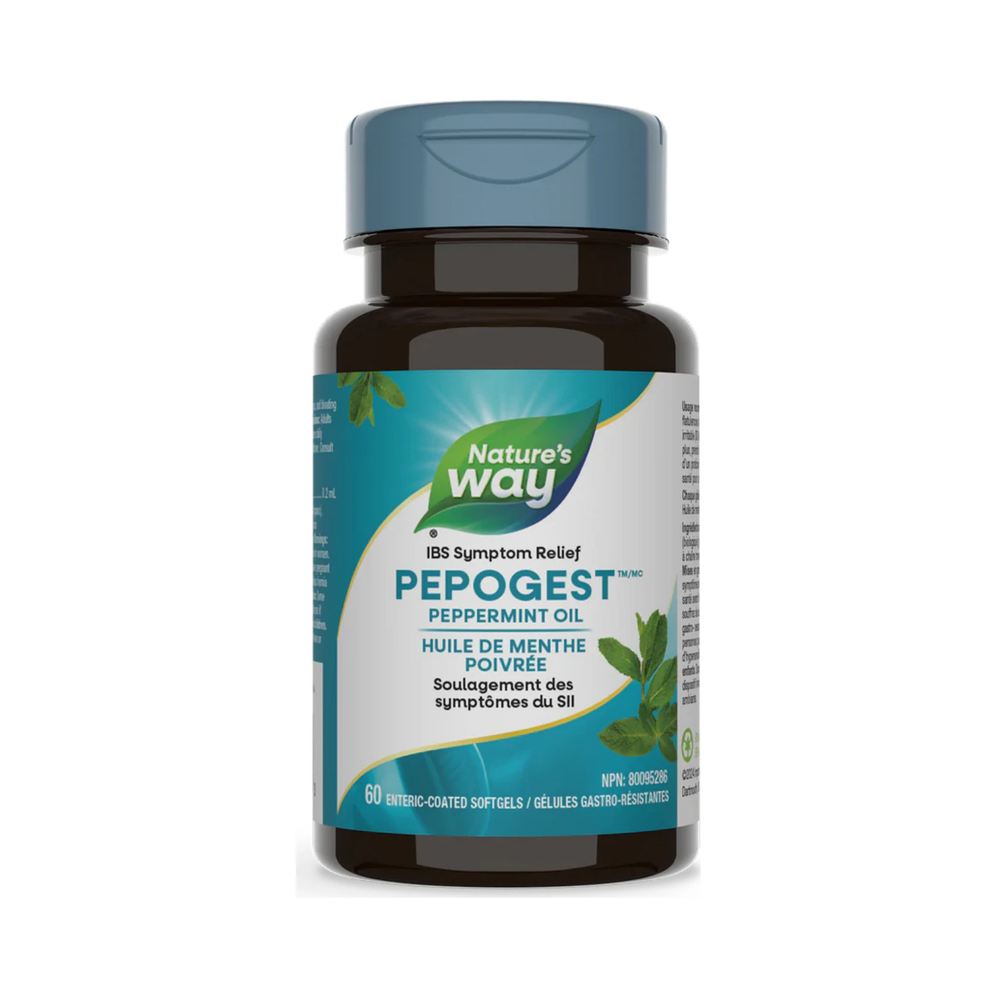 Nature's Way Pepogest Peppermint Oil 60 Softgels