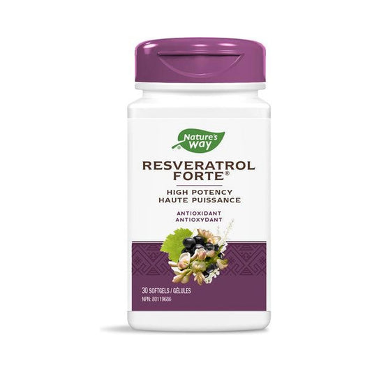 Nature's Way Resveratrol Forte 175 mg 30 Softgels