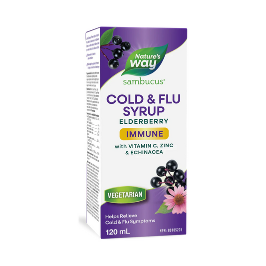 Nature's Way Sambucus Immune Cold & Flu Syrup 120mL