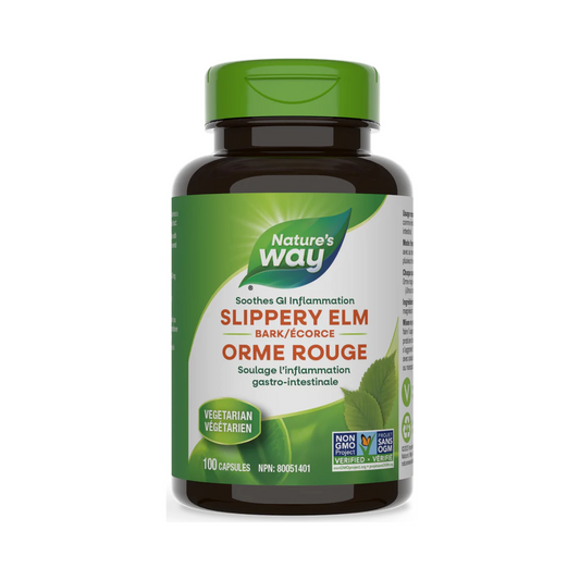 Nature's Way Slippery Elm Bark 100 Veg Capsules