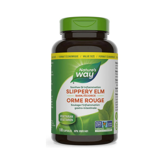 Nature's Way Slippery Elm Bark 180 Capsules