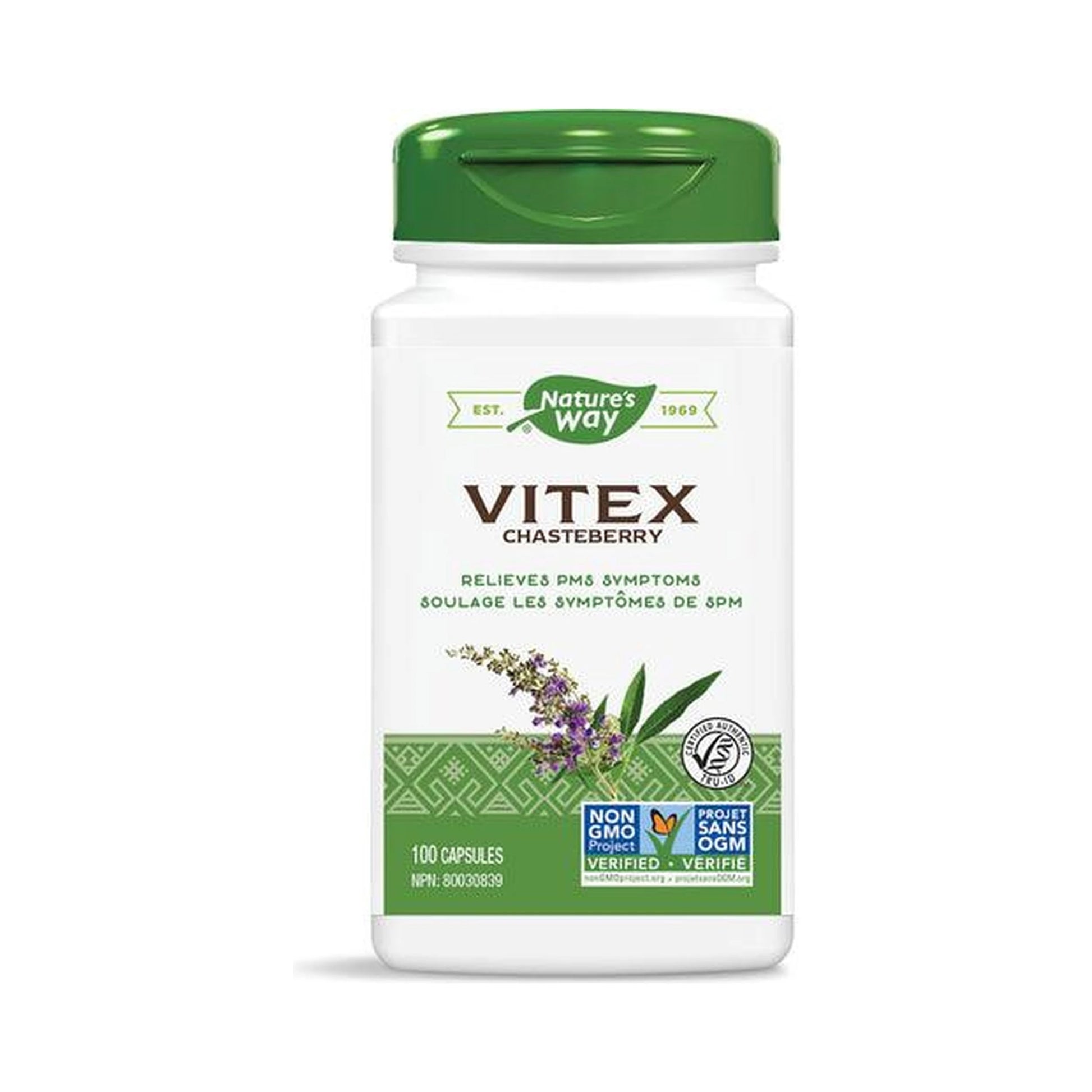 Nature's Way Vitex Chasteberry 100 Capsules