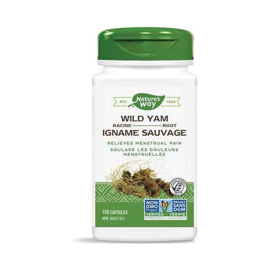 Nature's Way Wild Yam Root 100 Capsules