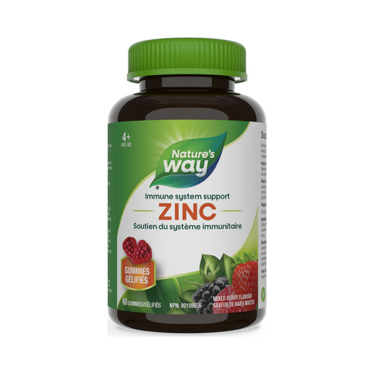 Nature's Way Zinc Gummies Mixed Berry 60 Gummies