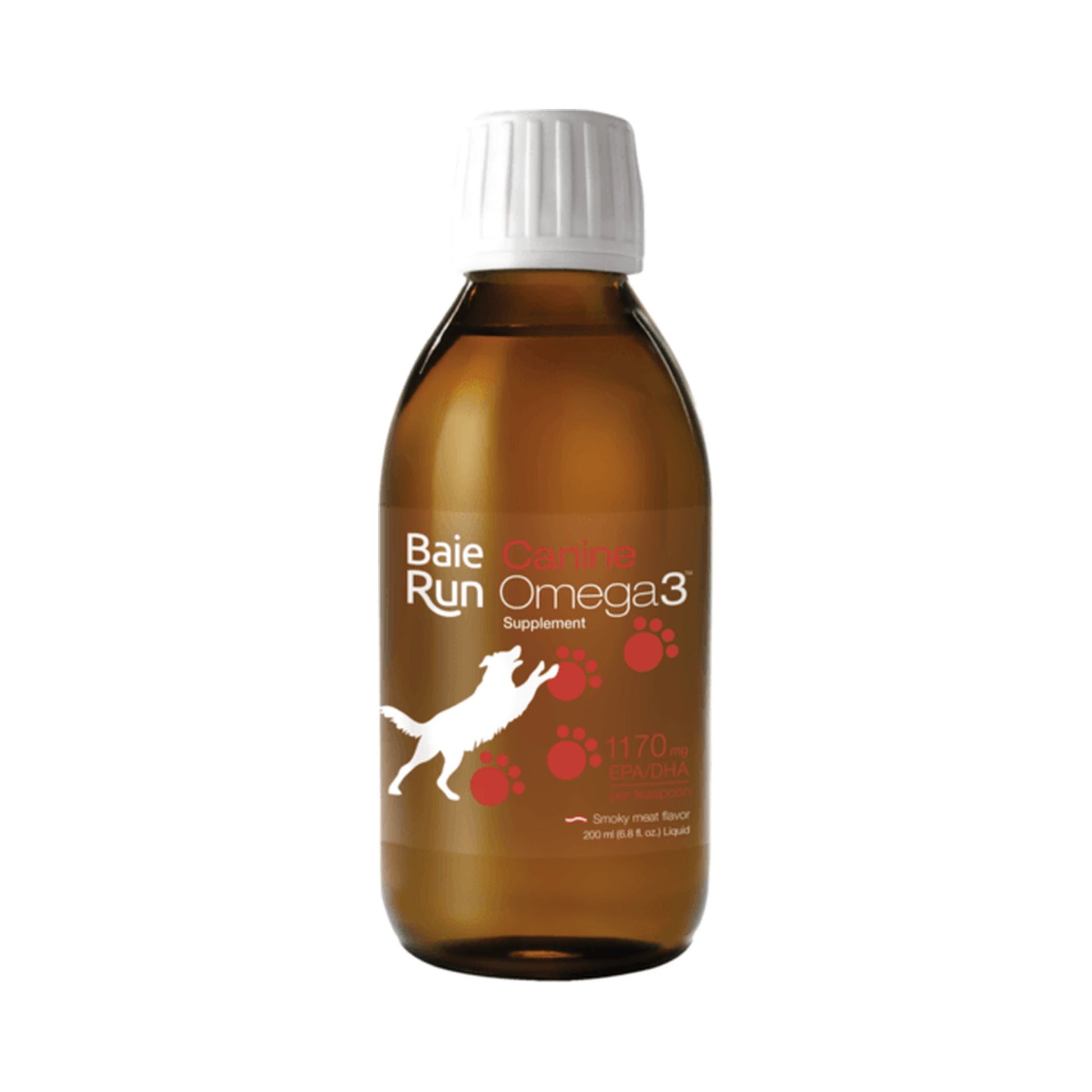 NutraSea Baie Run Canine Omega-3 Smokey Meat 200mL