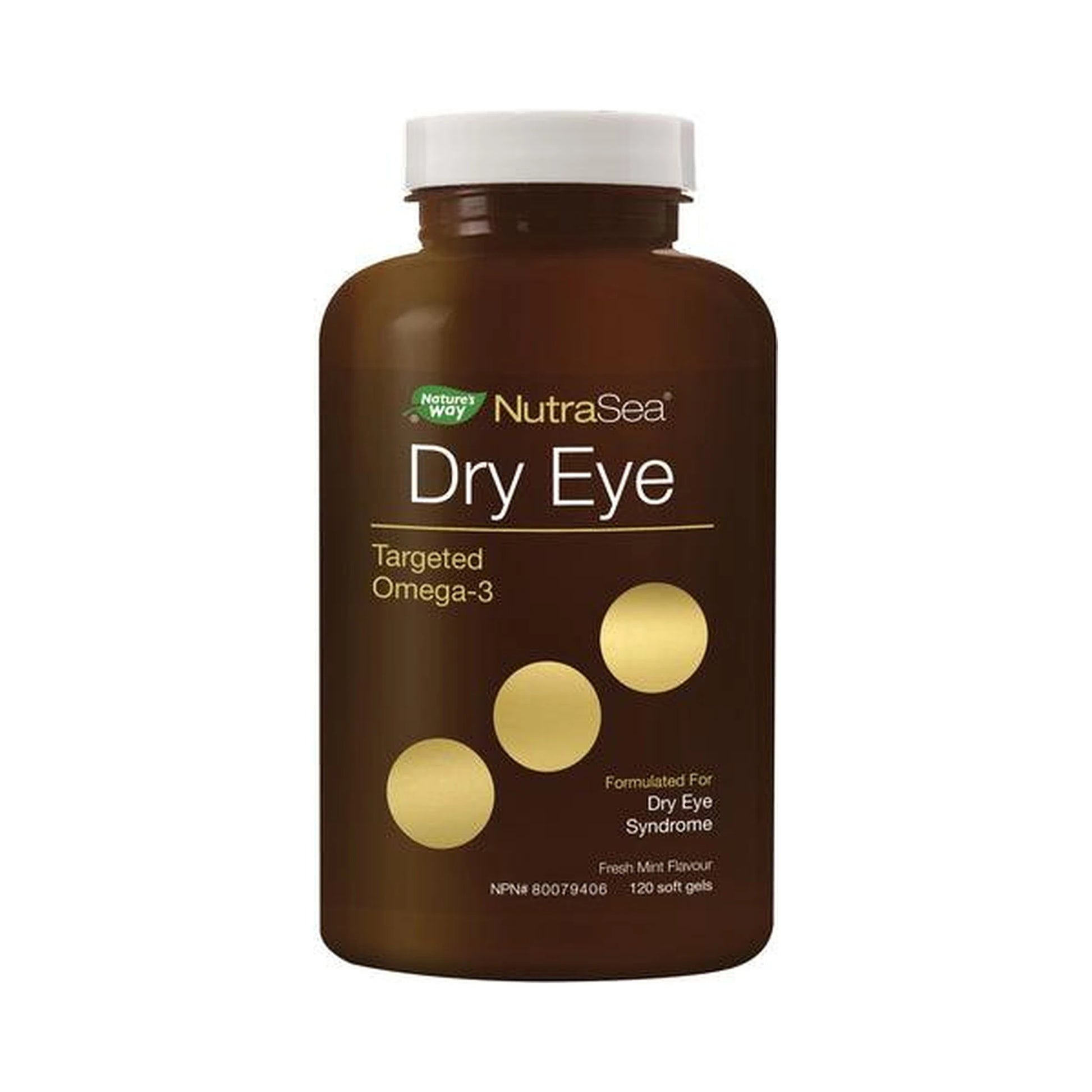 NutraSea Dry Eye Targeted Omega-3 Mint 120 Softgels
