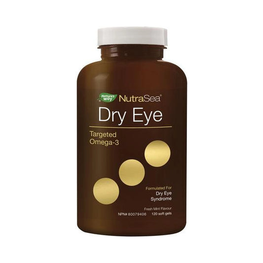 NutraSea Dry Eye Targeted Omega-3 Mint 120 Softgels