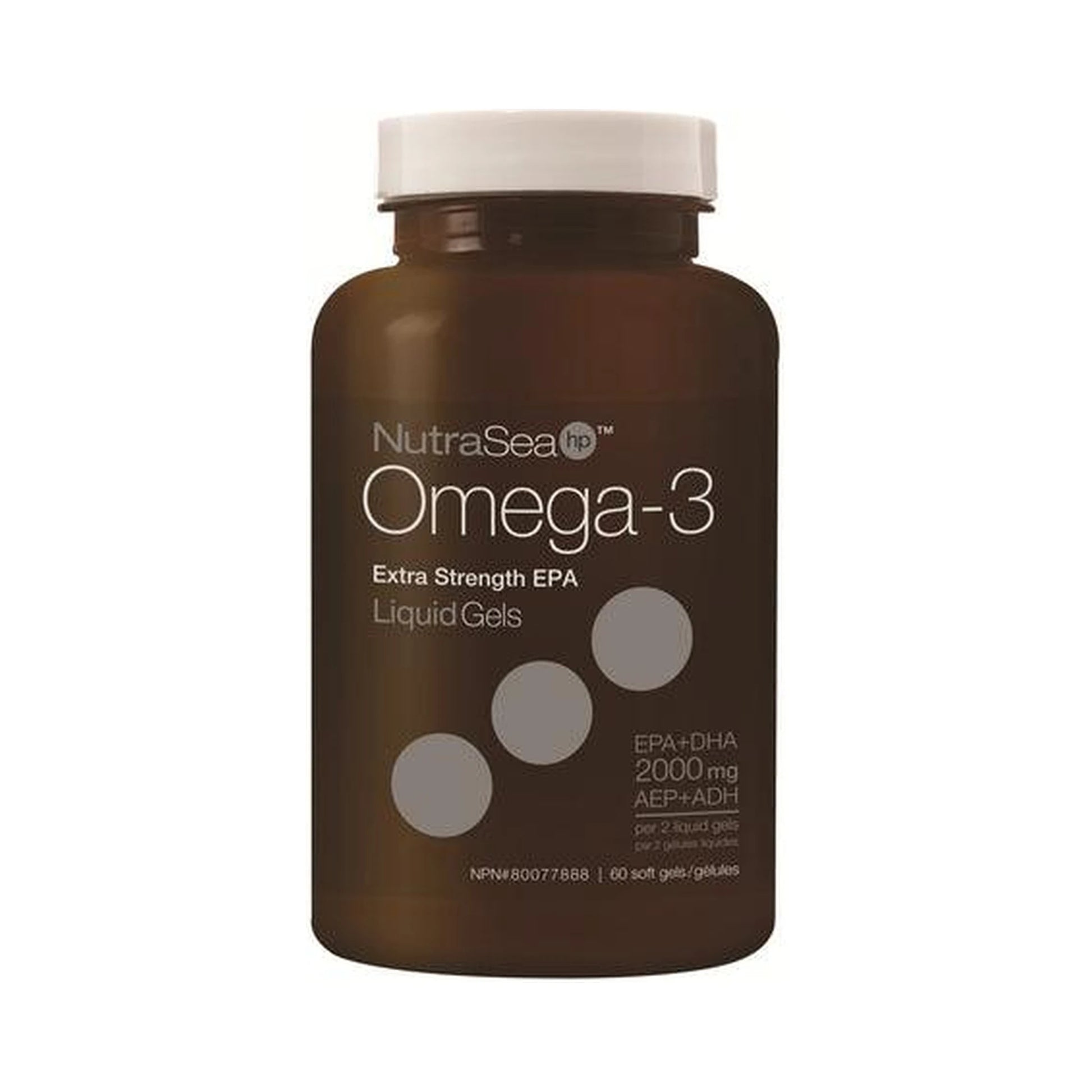 NutraSea HP Omega-3 Extra Strength EPA Fresh Mint 60 Softgels