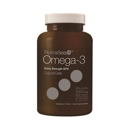 NutraSea HP Omega-3 Extra Strength EPA Fresh Mint 60 Softgels