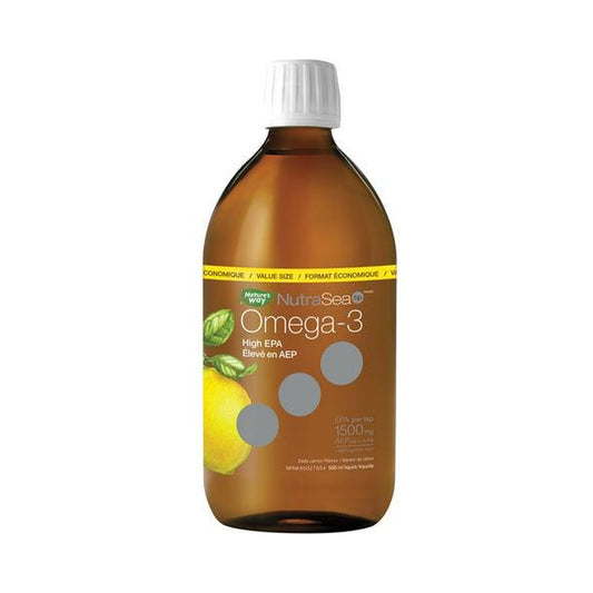 NutraSea HP Omega-3 Extra Strength EPA Lemon 500mL