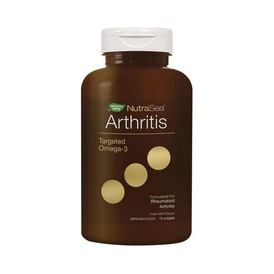 NutraSea Omega-3 Arthritis Fresh Mint 75 Softgels