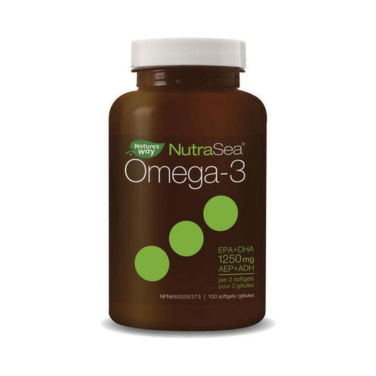 NutraSea Omega-3 Fresh Mint 100 Softgels