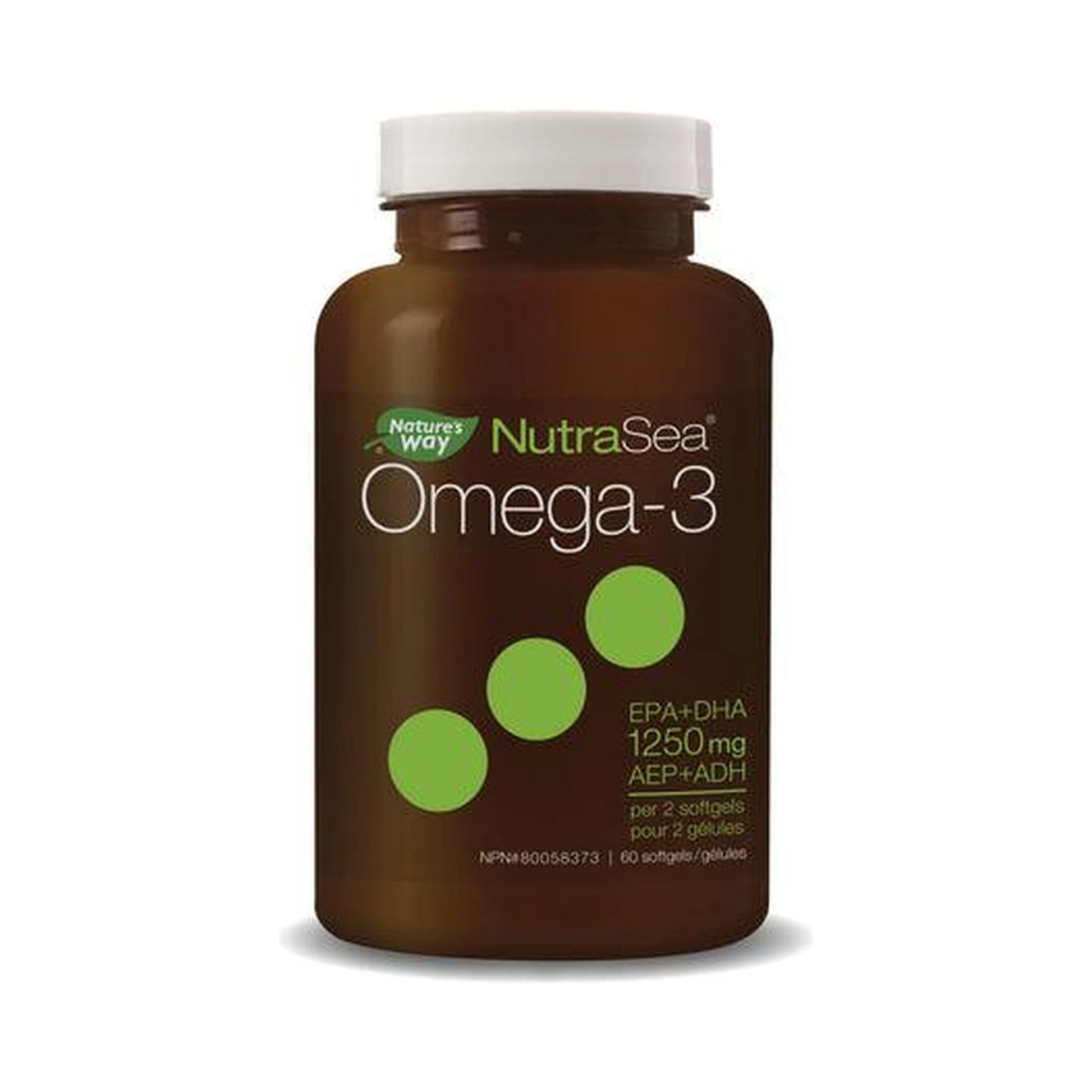 NutraSea Omega-3 Fresh Mint 60 Softgels