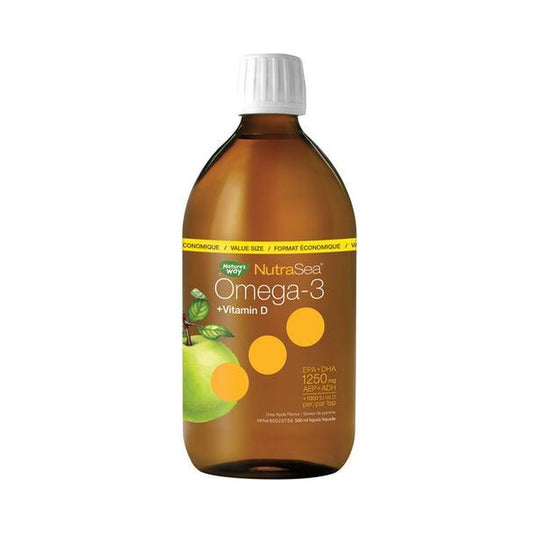 NutraSea+D Omega-3 Crisp Apple 500mL