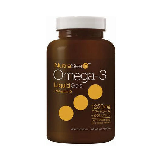 NutraSea+D Omega-3 Fresh Mint 60 Softgels