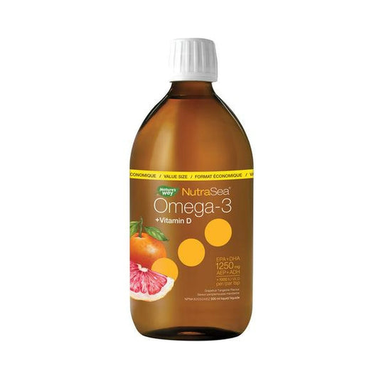 NutraSea+D Omega-3 Grapefruit Tangerine 500mL