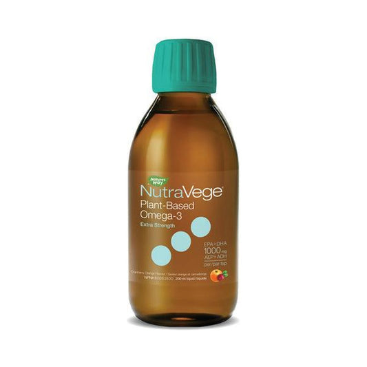 NutraVege Omega-3 Plant Based Extra Strength Cranberry Orange 200mL