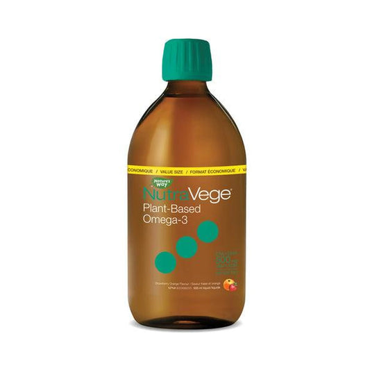 NutraVege Omega-3 Plant Based Strawberry Orange 500mL