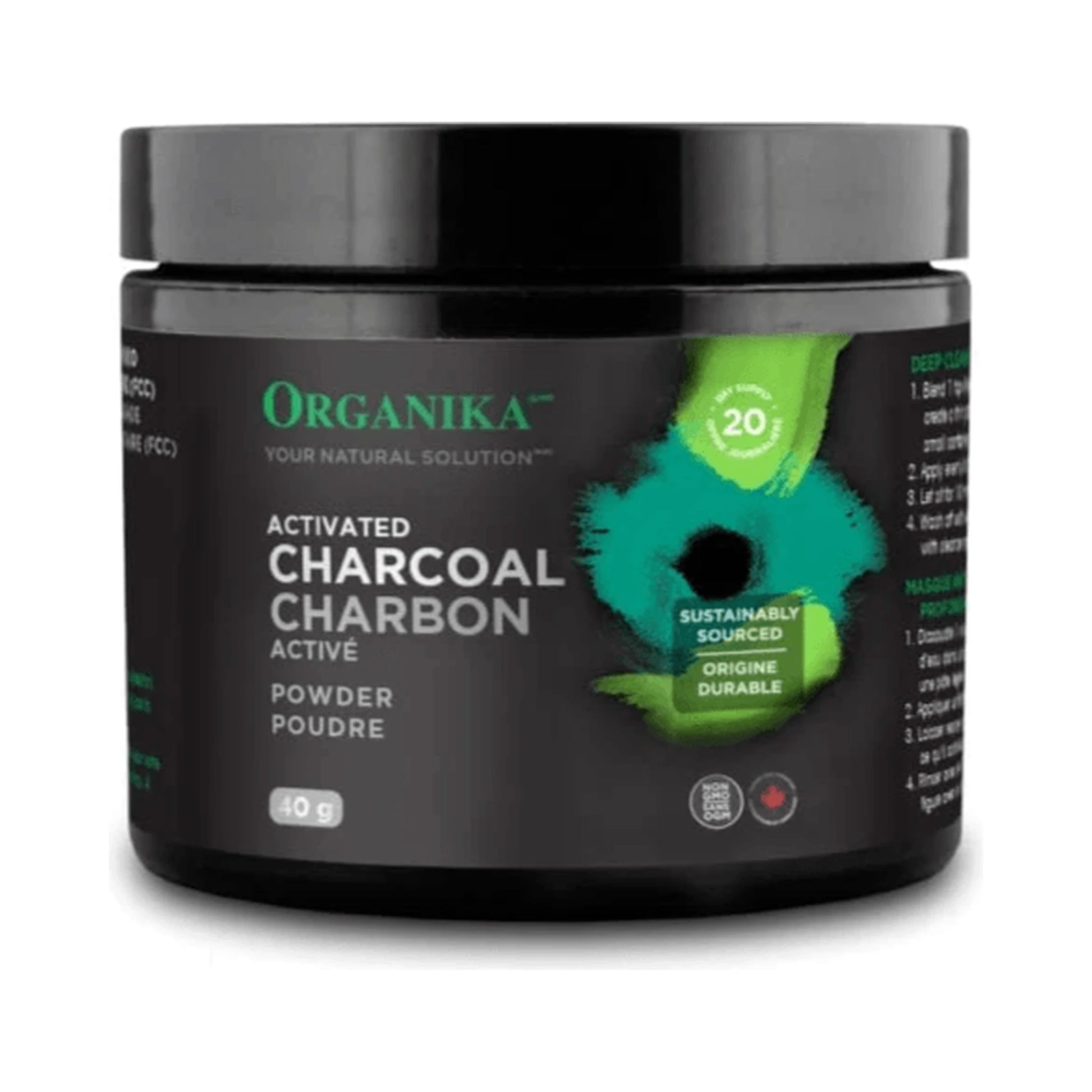 Organika Activated Charcoal Powder 40g