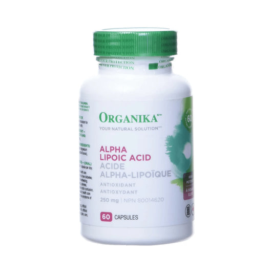 Organika Alpha Lipoic Acid High Potency 250mg 120 Capsules
