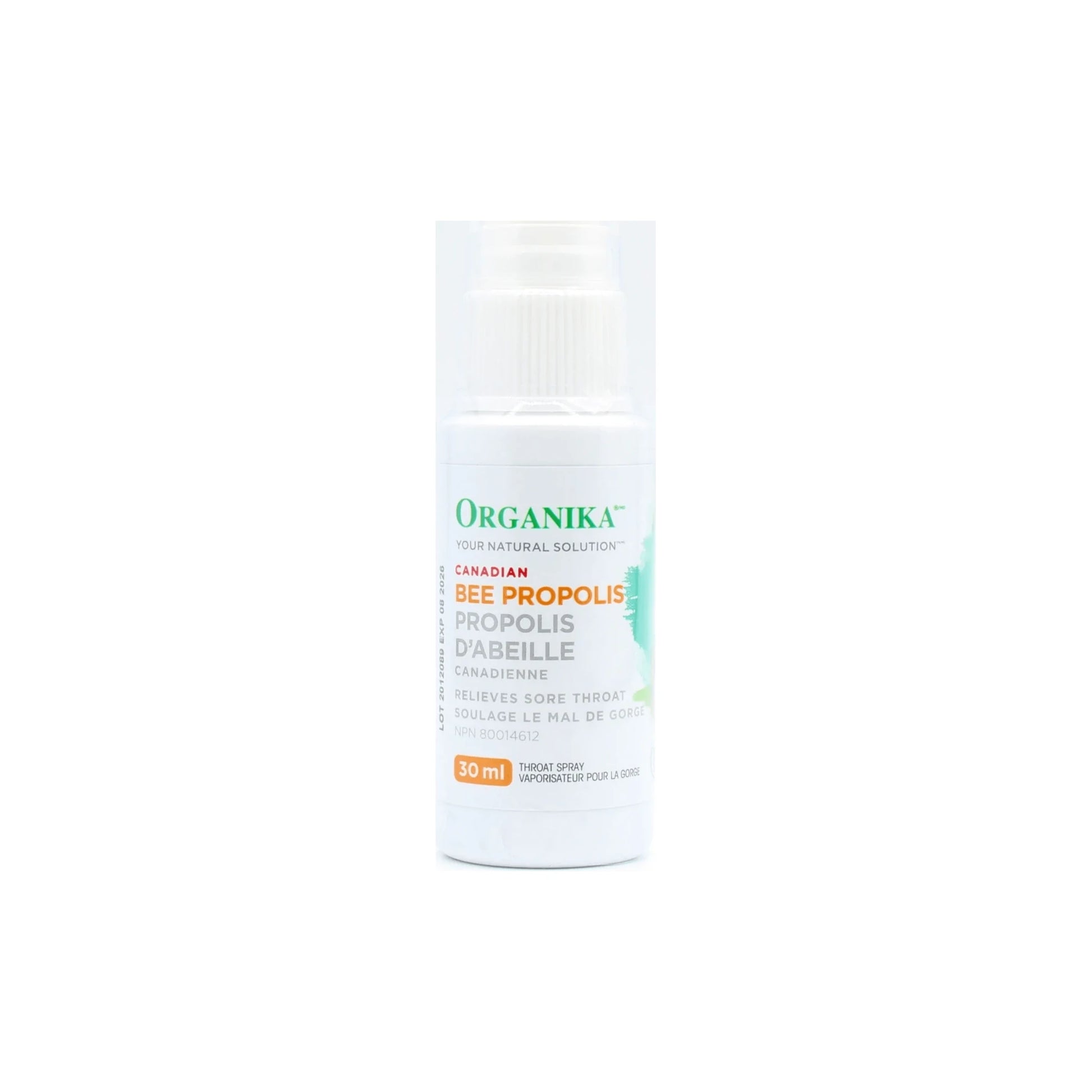 Organika Bee Propolis Throat Spray Alcohol Free 30mL