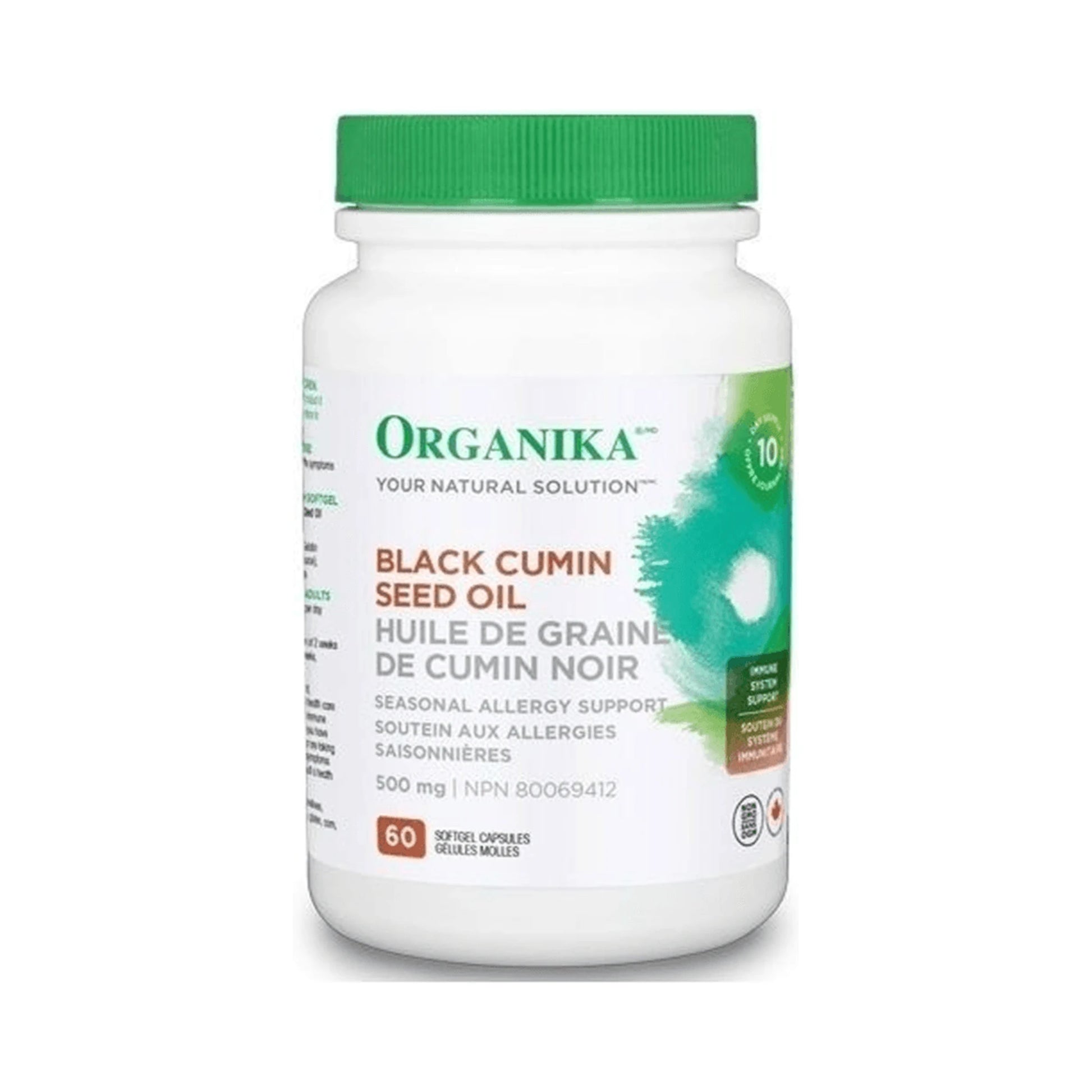 Organika Black Cumin Seed Oil 500mg 60 Softgels