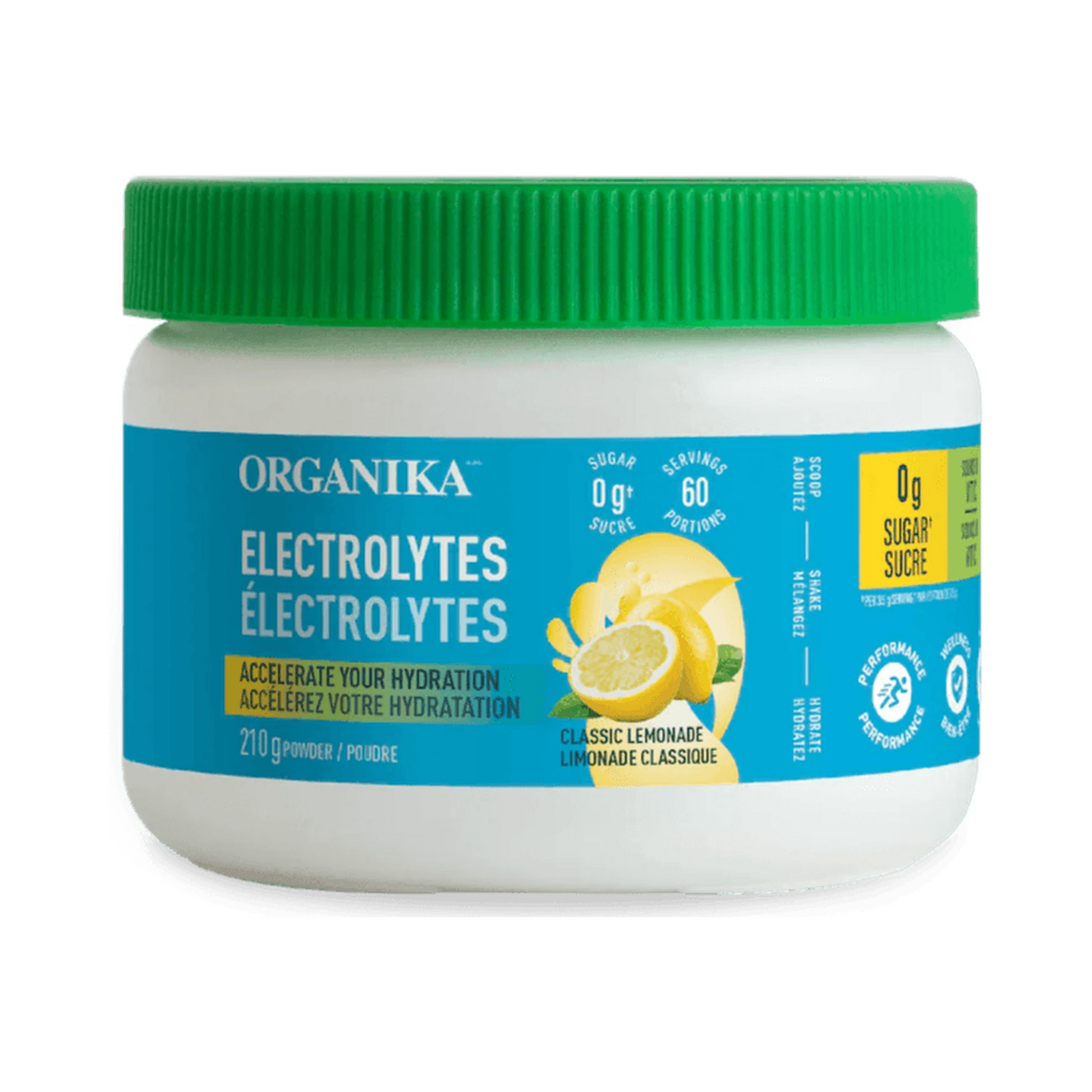 Organika Electrolytes Classic Lemonade 210g