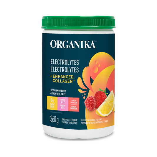 Organika Electrolytes + Enhanced Collagen Lemonberry 360g