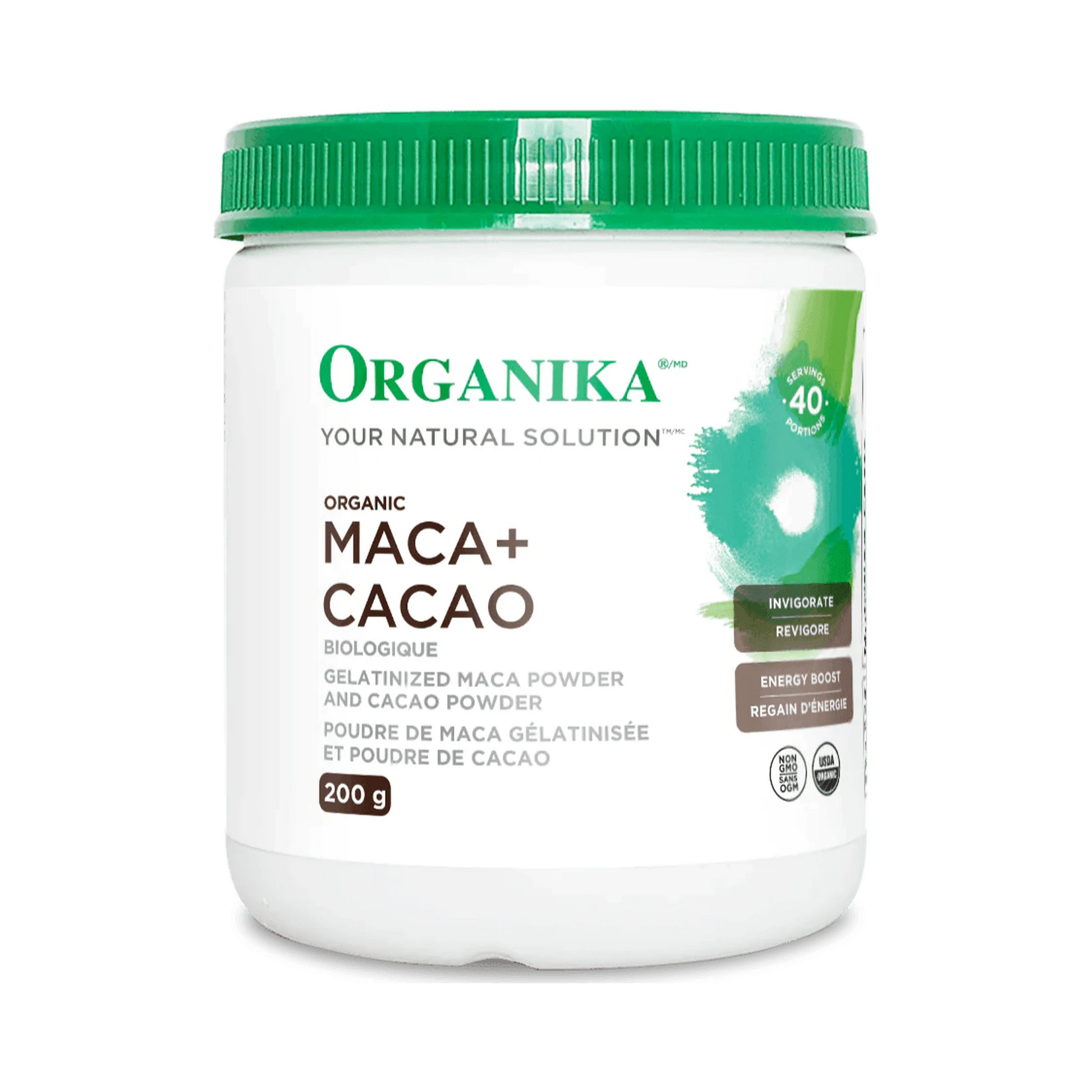 Organika Maca + Cacao Powder 200g