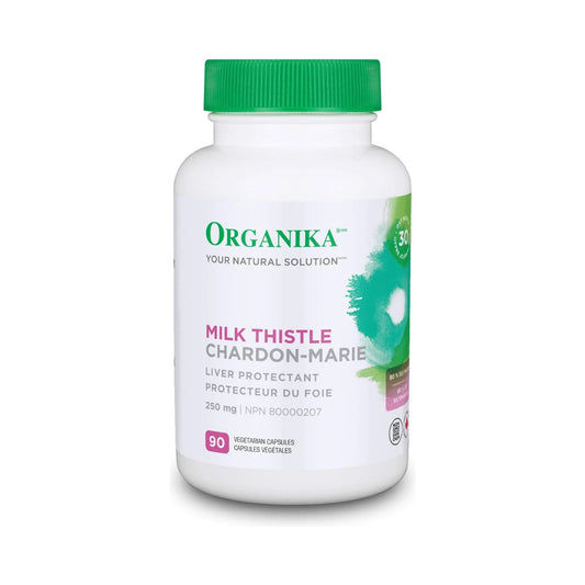 Organika Milk Thistle 250mg 90 Veg Capsules