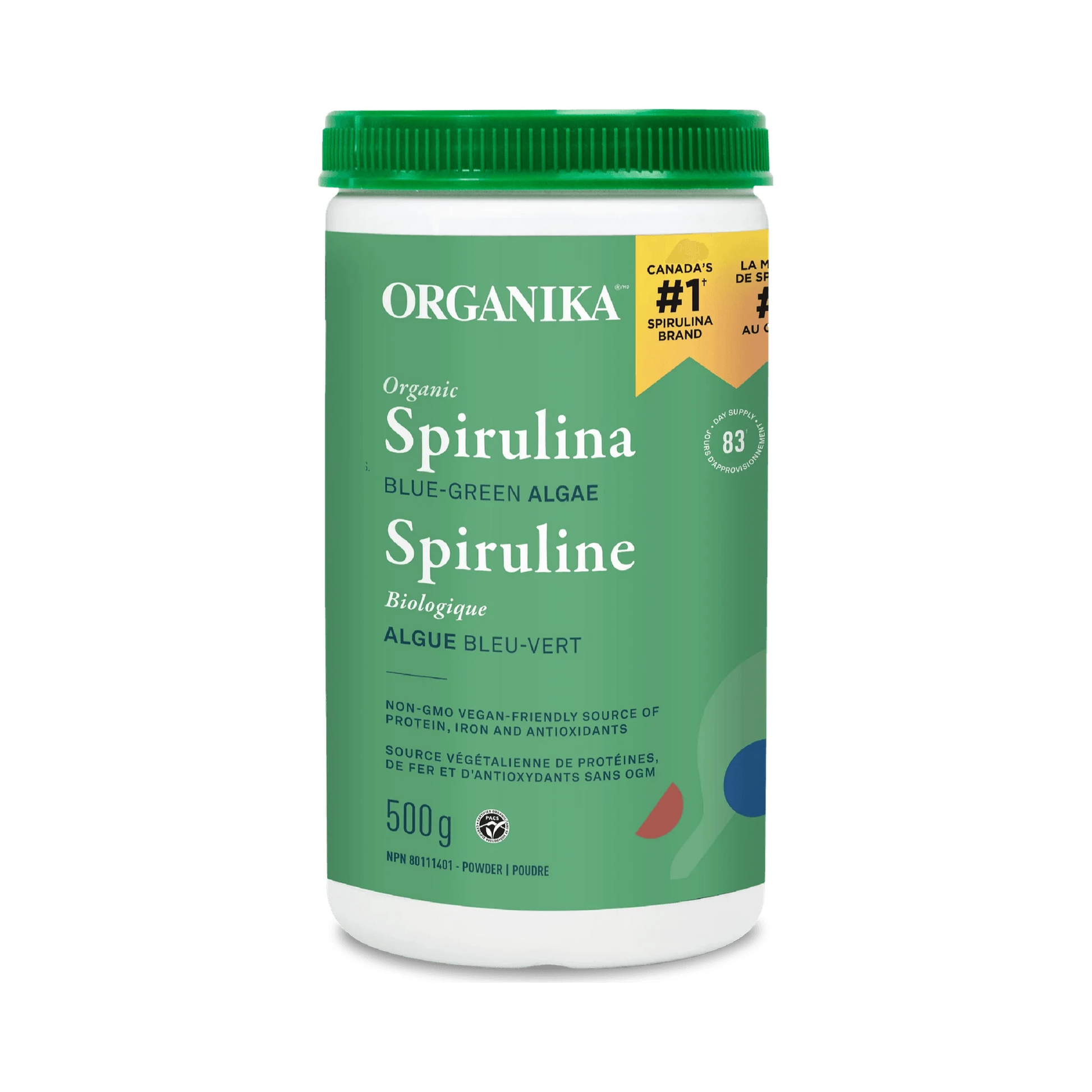 Organika Spirulina Powder Organic 500g