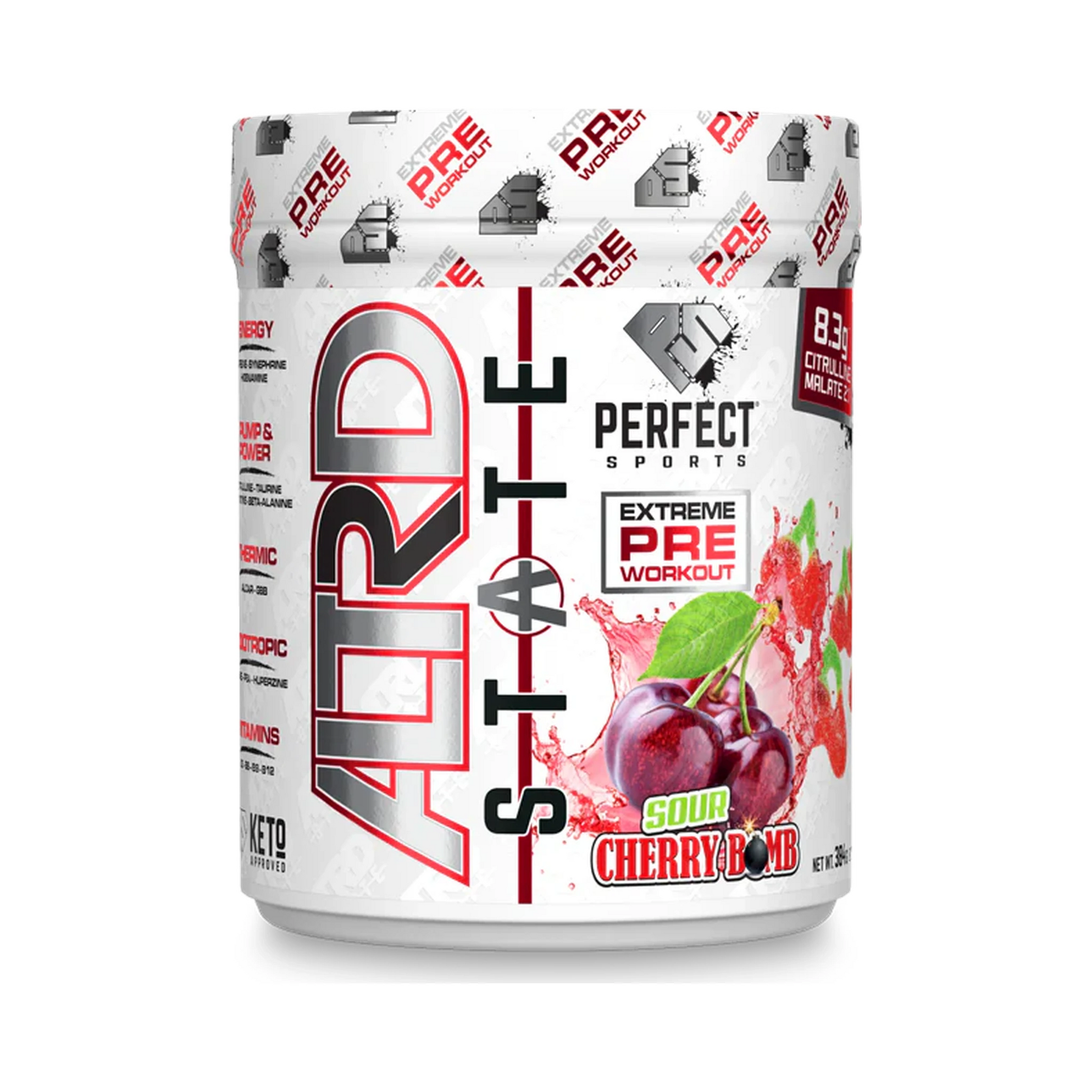 Perfect Sports ALTRD STATE  PreWorkout Cherry Bomb 390g