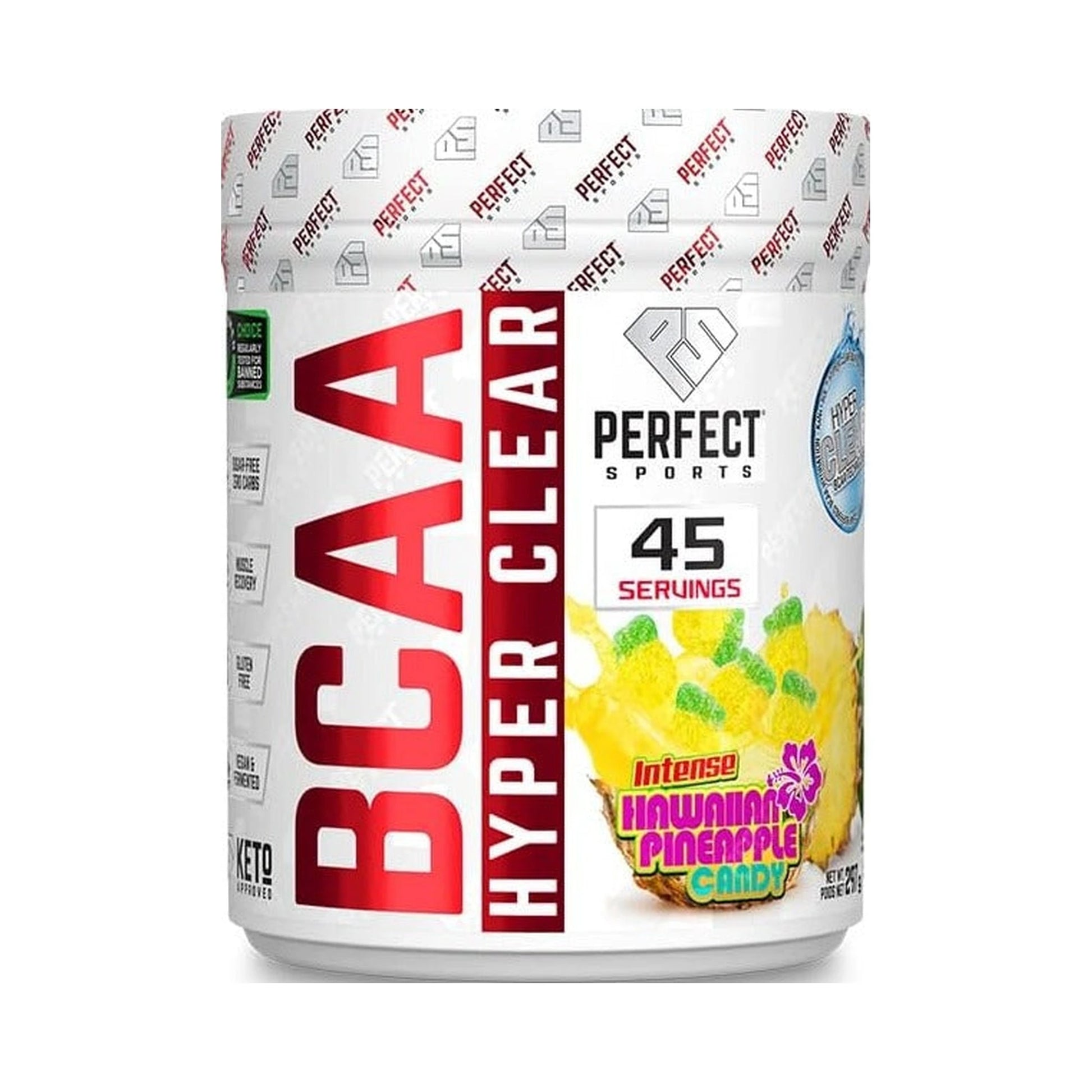 Perfect Sports BCAA Hyper Clear Intense Hawaiian Pineapple 297g