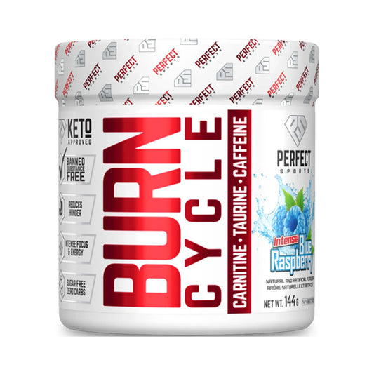 Perfect Sports BURN CYCLE: Thermogenic Intense Blue Raspberry 144g