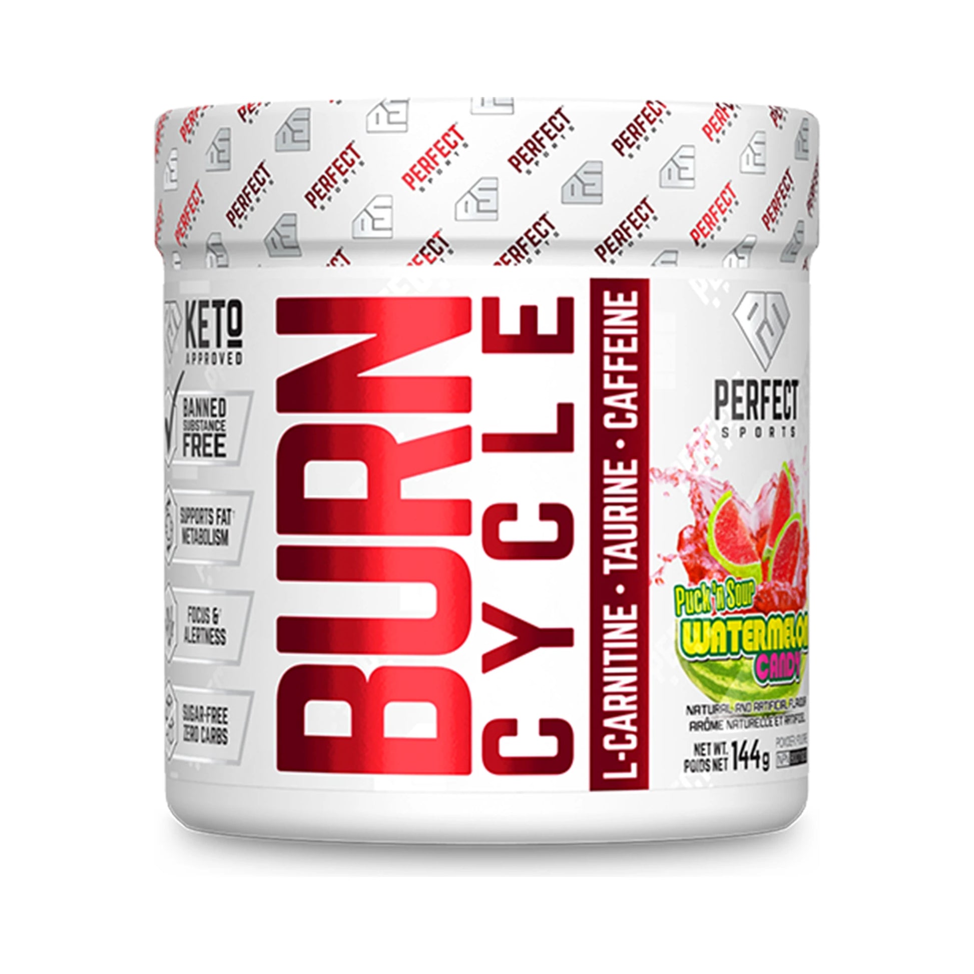 Perfect Sports BURN CYCLE: Thermogenic Watermelon Candy 144g